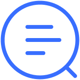 AI Supervisor Agents icon - magnifying glass representing monitoring and supervision